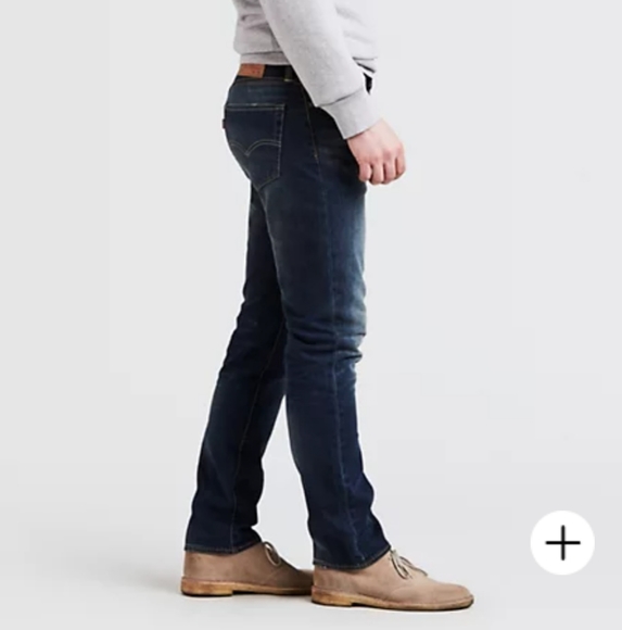 LEVI'S - 511 Slim Fit Jeans Dark Wash - Picture 2 of 8